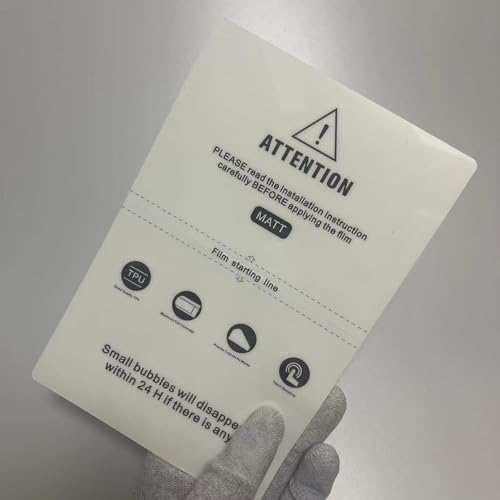 8-inch HD Matte Privacy Flexible Hydrogel Film Straight Curved Screen Protector Cut Machine Mobile Phone Protective Film (MATTE) - color: MATTE