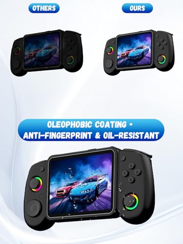[2 Pack] for RG43H PRO Retro Handheld Game Console 4.3“ Hydrogel Film Screen Protector. Self-Healing Anti-Scratch Bubble Free Easy Installation.