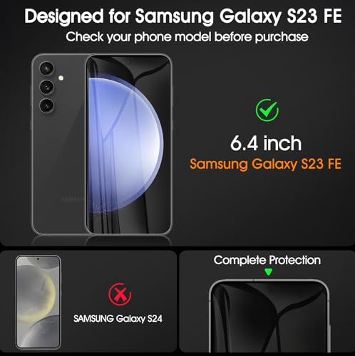3 Pack Soft TPU Screen Protector for Samsung Galaxy S23 FE 5G 6.4 inch - size: Samsung Galaxy S23 FE