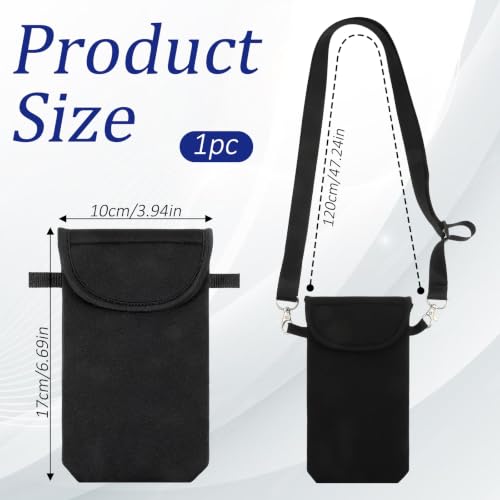 Universal Cell Phone Pouch, Waterproof Neoprene Phone Sleeve with Neck Strap Lanyard Holder, Around Neck Carrying Case for Cellphone Men Women - color: 1 Pcs