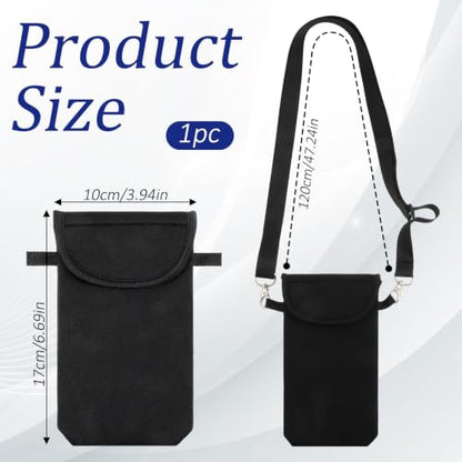 Universal Cell Phone Pouch, Waterproof Neoprene Phone Sleeve with Neck Strap Lanyard Holder, Around Neck Carrying Case for Cellphone Men Women - color: 1 Pcs