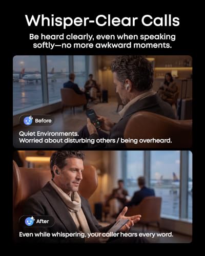 Soundcore Liberty 5 Pro Max by Anker Wireless Earbuds, AI Note-Taker - color: Midnight Black, style: Liberty 5 Pro Max