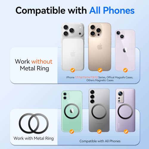 for MagSafe Car Mount,【22 N55 Super Magnets】 Magnetic Phone Holder for Car Air Vent, Cell Phone Mount Car Accessories Compatible with iPhone 17 16 15 14 13 12 Pro Max (Sage) - color: Sage