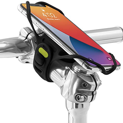Bone Bike Tie Pro 4, Universal Bike Phone Stem Mount for 4.7"-7.2" Phones - color: Black - Bike Tie Pro 4