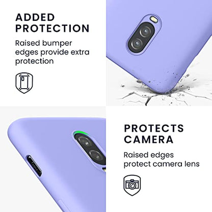 kwmobile Case Compatible with OnePlus 6T Case - Slim Protective TPU Silicone Phone Cover - Light Lavender - color: light lavender