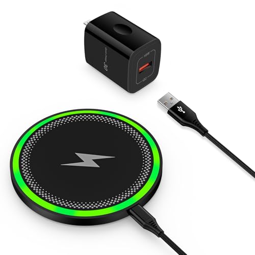 Wireless Charger Samsung Pad Fast Charging for Galaxy Z Fold 7 6 S26 Ultra - color: Full Black