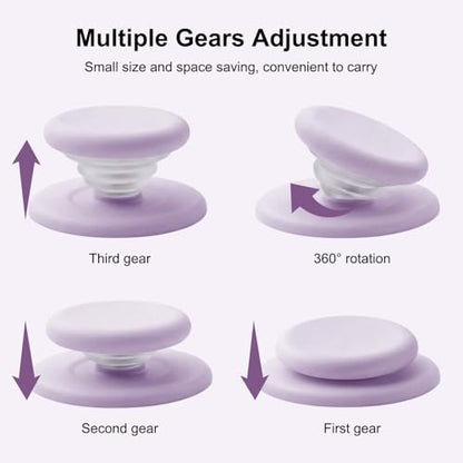 MOROCK Grip for Kindle with Kickstand and Magnetic Stand, Soft Silicone Magnetic Finger Grip for Kindle, iPhone and Smartphone, Cute Magnetic eReaders Holder, Light Purple - color: Light Purple