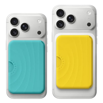 CASETiFY Snappy Ripple Wallet [Campatible with Magsafe] - Mint Blue - color: Mint Blue