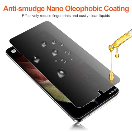 2 Pack for Samsung Galaxy S21 Ultra Matte Privacy Screen Protector 6.8 Inch[Not Glass], Anti-Scratch, Anti-Glare, Support fingerprint Unlock - size: Samsung Galaxy S21 Ultra