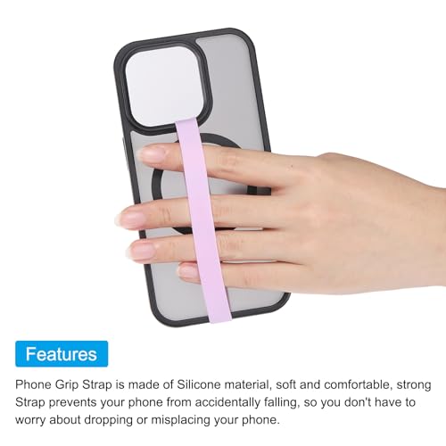 MECCANIXITY Phone Grip Strap Wrist Strap Silicone Cord Midnight Blue 2Pcs - color: Midnight Blue