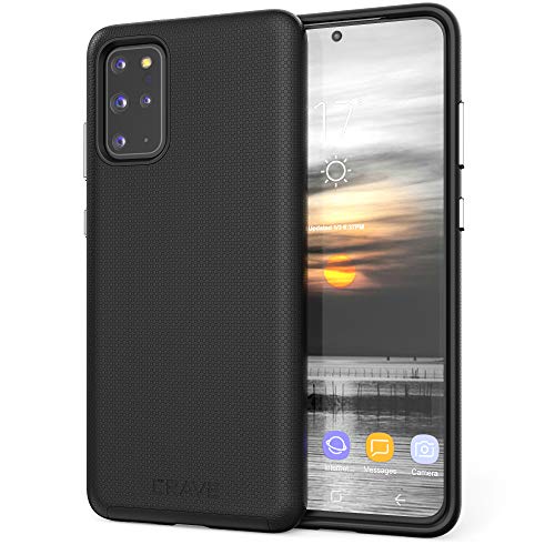 Crave for Samsung Galaxy S20 Plus Case, Shockproof Protection Dual Layer Case for Samsung Galaxy S20 Plus 5G (6.7 inch) - Black - color: Black, size: Galaxy S20+