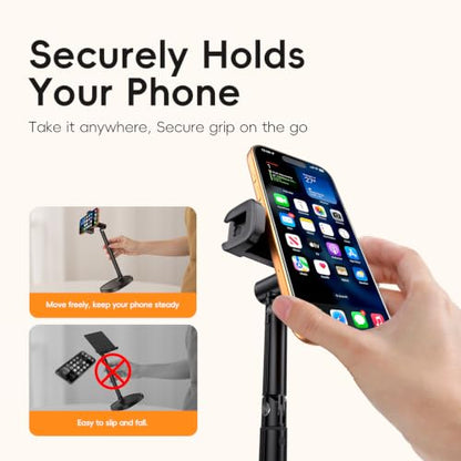 Cell Phone Stand for Desk, Adjustable Angles & Height - color: Cellphone Stand
