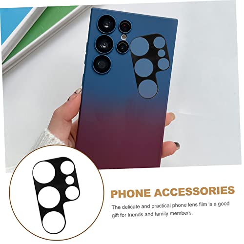 4pcs Camera Screen Protector Phone Lens Protector Tempered Glass Film Full Cover Rear Lens Cover Dustproof Scratch-resistant