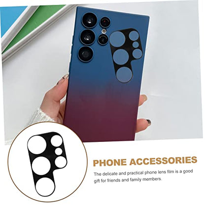4pcs Camera Screen Protector Phone Lens Protector Tempered Glass Film Full Cover Rear Lens Cover Dustproof Scratch-resistant