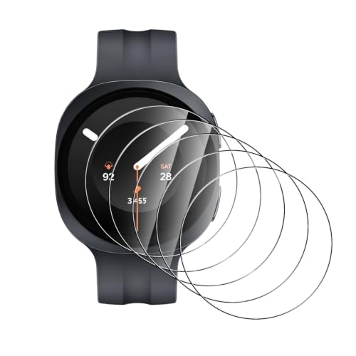 5 Pack Tempered Glass for Samsung Galaxy Watch 9 44mm Screen Protector,9H Hardness,Ultra Resistant,Anti-Fingerprints,No Bubbles,HD-Clear,Full Coverage Watch Film for Galaxy Watch 9 44mm - color: Samsung Galaxy Watch 9 44mm