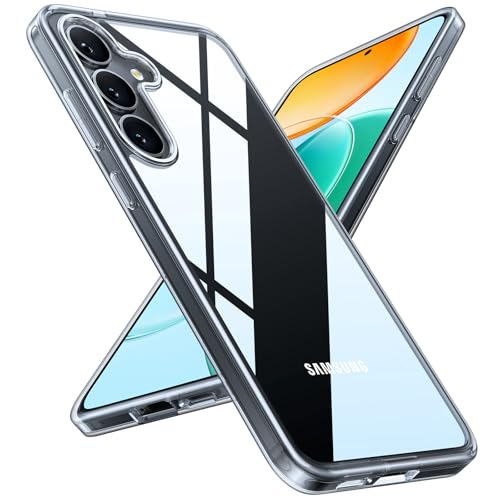 TORRAS Guardian Shockproof for Samsung Galaxy S25 Plus Case, [Non-Yellowing] [12FT Military-Grade Protection] Transparent Slim Case for Samsung S25 Plus Case, Diamond Clear, Hard, 6.7'' - color: Clear, size: S25 Plus