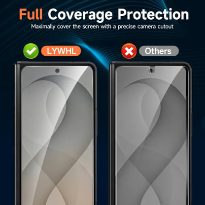 LYWHL 2-Pack Samsung Galaxy Z Fold 8 Ultra Screen Protector Tempered Glass - size: Samsung Galaxy Z Fold 8 Ultra