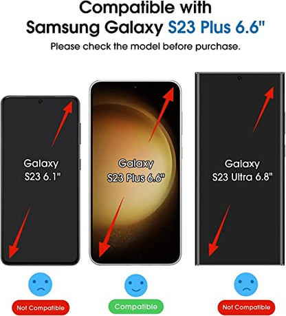 amFilm OneTouch for Samsung Galaxy S23+ Plus Screen Protector TemperedGlass - size: S23P-6.6"