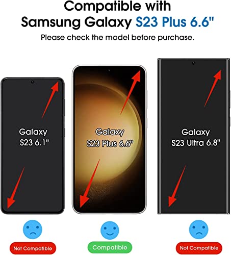 amFilm OneTouch for Samsung Galaxy S23+ Plus Screen Protector TemperedGlass - size: S23P-6.6"