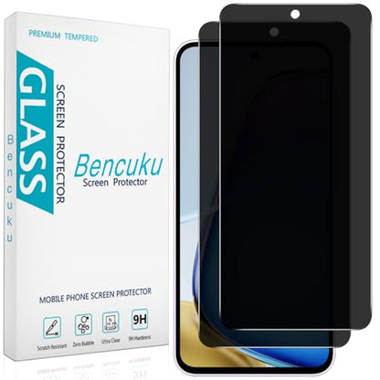 2 Pack Privacy Screen Protector for Samsung Galaxy A36 5G - color: Black