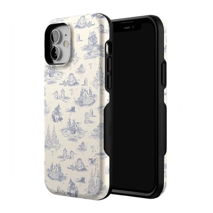 Casely iPhone 12 Mini Case | Graveyard Gathering | Skeleton Picnic | Bold Protective Design | MagSafe Compatible Design - color: Graveyard Gathering | Skeleton Picnic, size: Iphone 12 Mini