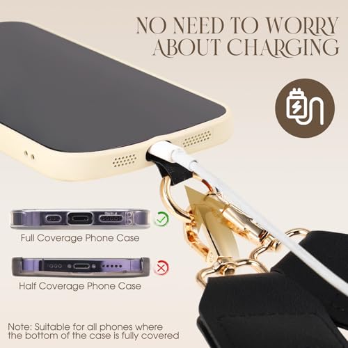 4 Pack Clip and Go Strap for Phone with Wallet,Classic - style: Classic