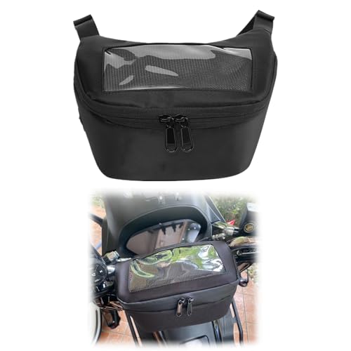 Motorcycle Saddle Bag Handlebar Bag Luggage Storage Bag Compatible With Vespa Sprint Primavera GTS LX LXV 50 125 250 300 Mobile Phone GPS Touch Screen Waterproof Bag