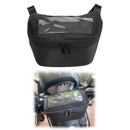 Motorcycle Saddle Bag Handlebar Bag Luggage Storage Bag Compatible With Vespa Sprint Primavera GTS LX LXV 50 125 250 300 Mobile Phone GPS Touch Screen Waterproof Bag