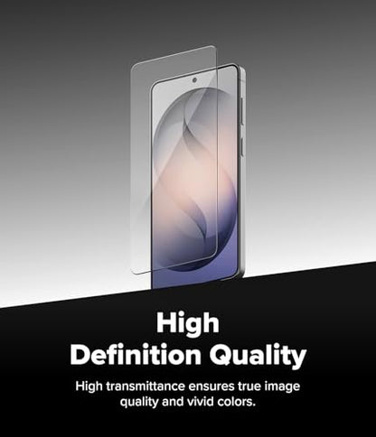 Ringke for Samsung Galaxy S26 Plus Screen Protector [Easy Slide, 2 Pack] | Easy Installation with Alignment Tool, Case Friendly Premium 9H Hardness Tempered Glass - size: Galaxy S26 Plus