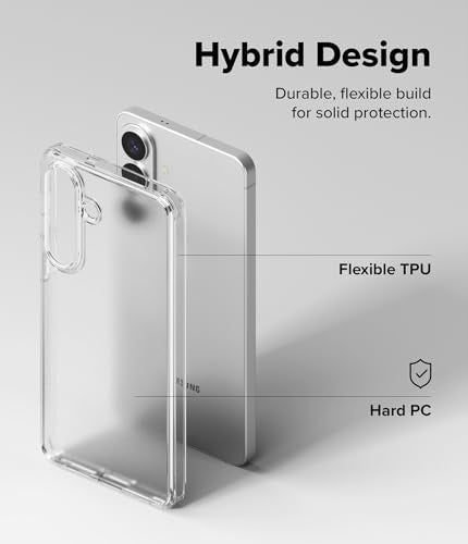 Ringke for Samsung Galaxy S26 Case [Fusion Matte Clear] | Oil & Dirt Resistant, Anti-Fingerprint Technology Prevents Oily Smudges, Frosted Coating Feels Velvety Soft - size: Galaxy S26