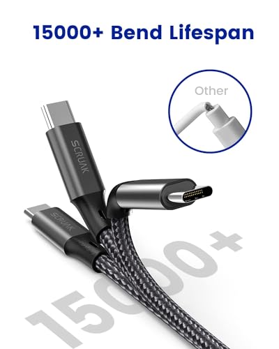 Extra Long Phone Charger Cord 20Ft, USB C to Lightning Nylon Braided Cable