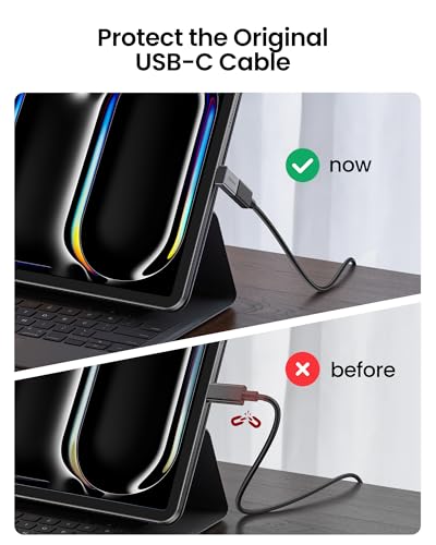 Silkland 80Gbps USB C 90 Degree Right Angle Adapter 2 Pack 16K 240W USB4 - style: 90 Degree
