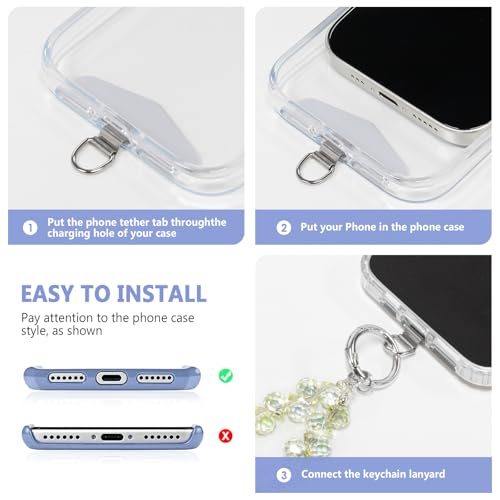 TENOC Beaded Phone Wrist Strap, Light Yellow - color: A-light Yellow