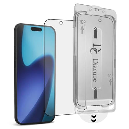 2 PACK Premium Glass Screen Protector for iPhone 17 Air with [Easy Auto Dust Removal Installation Kit & Bubble Free] 3D Edge Full Coverage, 9H Hardness, Scratch Resistance,Fingerprint Resistant, Ultra HD Clear - size: iPhone 17 Air