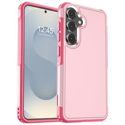 zapica Designed for Samsung Galaxy S25 Plus Case/S24 Plus Case, Light Pink | Military Grade Drop Protection, Dual Layer Structure Design, Heavy Duty Shockproof Non-Slip Phone Cover - color: Light Pink, size: Samsung Galaxy S24 Plus/25 Plus 6.7''