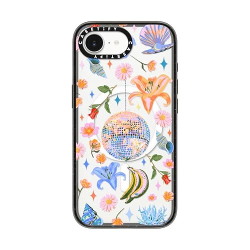 CASETiFY for iPhone 17e / 16e Case - Impact Compatible with MagSafe | 8.2 ft. 4x Military Grade Drop Protection | Disco Magic | Black - color: Disco Magic, size: iPhone 16e (6.1")