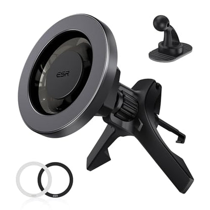 ESR for MagSafe Car Mount, Car Phone Holder for iPhone 18 Pro Max/Duo/17-12 - color: Black