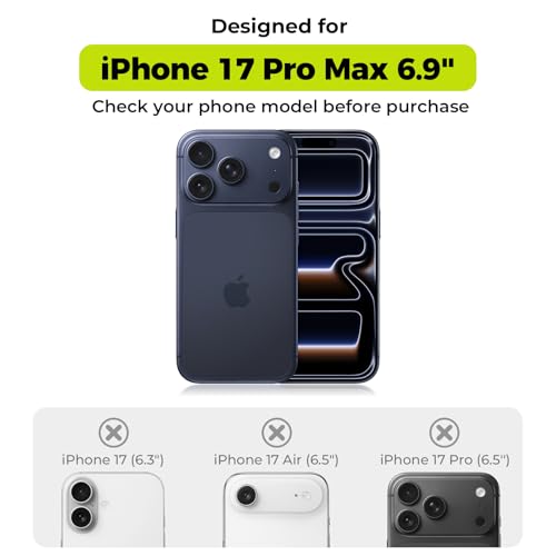 2-Pack for iPhone 17 Pro Max Camera Lens Protector - [Not Easy to Break] [Strong Adsorption] [Case-Friendly] Metal Aluminum Alloy Tempered Glass Rear Camera Screen Protector - Deep Blue - size: 17 Pro Max Blue