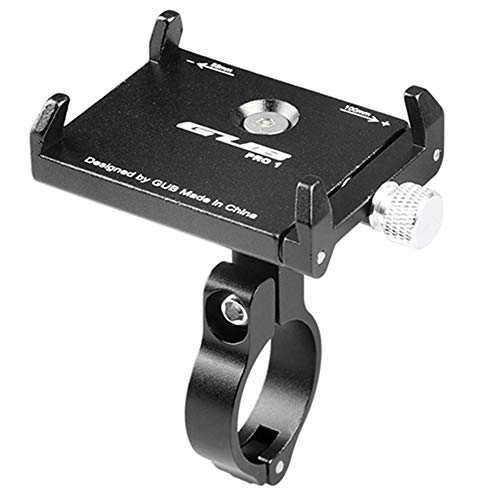 GUB PRO1 Universal Alloy Bike Cell Phone Holder Aluminum Bicycle Handlebar Phone Support for 3.5-6.2inch Bike Bracket Mount