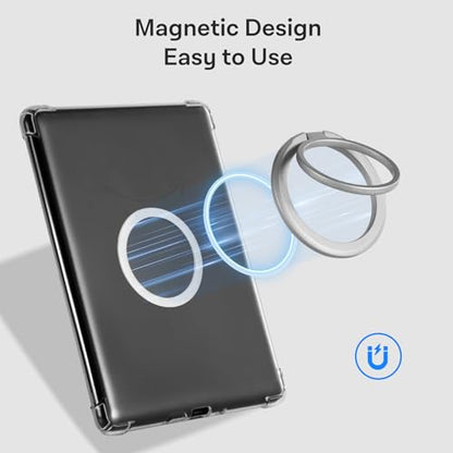 CoBak Magnetic Metal Ring Holder for Phone/Kindle/Tablet - color: Siliver Ring