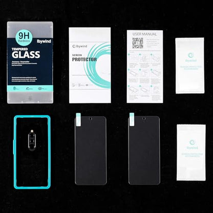 Ibywind for Nothing Phone (3a) 5G 6.77" Screen Protector(2 Pack),9H Hardness Tempered Glass,with 1Pc Camera Lens Protector,Easy to Install - size: Nothing Phone (3a)