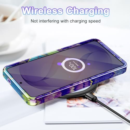 Btscase for Samsung Galaxy S26 Ultra Case, [Military Grade Drop Tested] Marble Pattern Design Slim Rugged Shockproof Women Girls Men Protective Anti-Scratch Cover, Cobalt Violet - color: Cobalt Violet, size: Samsung Galaxy S26 Ultra