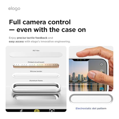 elago Premium Magnetic Silicone Case for iPhone 17 White | Compatible with MagSafe, Liquid Silicone Material, Protection, Shockproof, Slim Phone (White) - color: White, size: iPhone 17