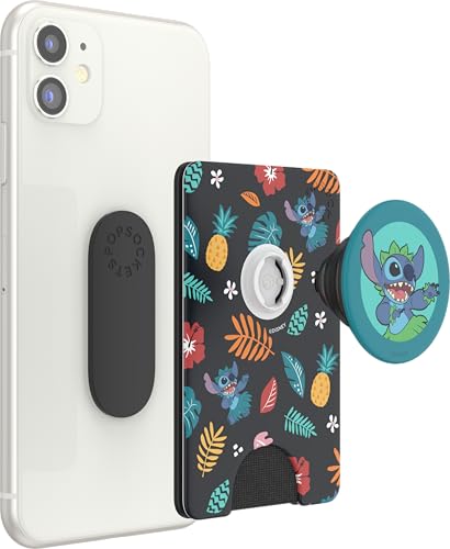 PopSockets Adhesive Phone Wallet with Grip- Aloha Pattern