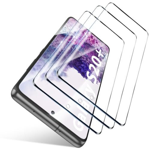 [3 Pack] 3D Curved Tempered Glass for Galaxy S20 Plus Screen Protector - size: 6.7 Inch-Samsung S20 Plus
