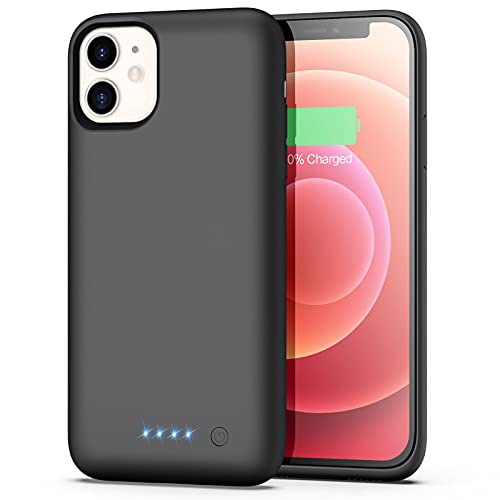Battery Case for iPhone 12/12 Pro,[6800mAh] Protective Portable Charging Case Rechargeable Charger Case Extended Battery Pack for iPhone 12/12 Pro (6.1inch)