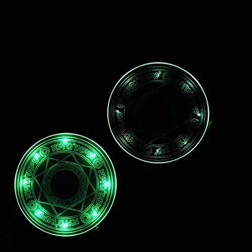 Omio Glowing Magic Array Wireless Charger Ultra Slim 10W Qi Wireless Fast Charger Charging Pad for iPhone 18 Pro Max/Duo/17/16/15/14/13/12/Galaxy Z Flip 8//Z Fold 8/ S26 Ultra/S25/S24 More Qi Devices