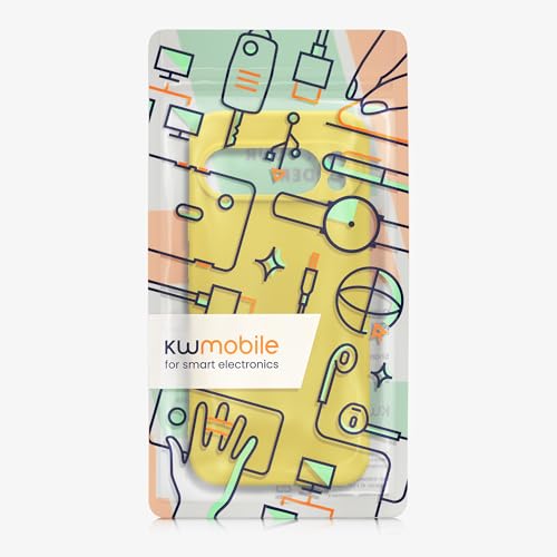 kwmobile Case Compatible with Google Pixel 10 Pro XL Case - Protective Slim TPU Phone Cover - Soft Matte Finish - Radiant Yellow - color: Radiant Yellow, size: Pixel 10 Pro XL