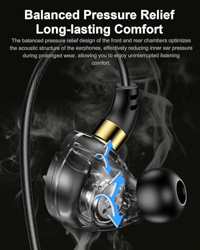 AILKIN Lightning Earbuds for iPhone, Wired Headphones with Noise Isolating