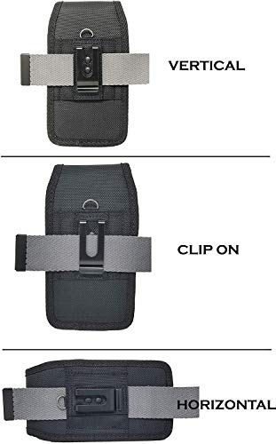 for Samsung Galaxy A32 Case; TMAN® Rugged Nylon Holster Heavy Duty Vertical Holster w Metal Belt Clip Pouch Case for Samsung Galaxy A32 5G (Slim Size Fit) - size: Slim Size Fit